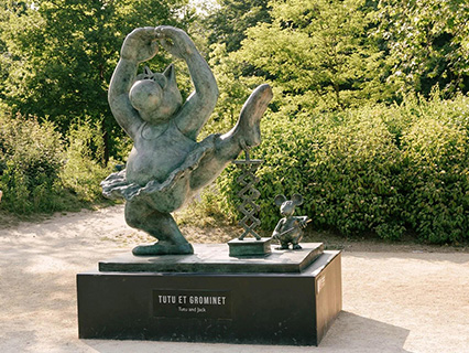 Sculpture du Chat : Tutu et Grominet
